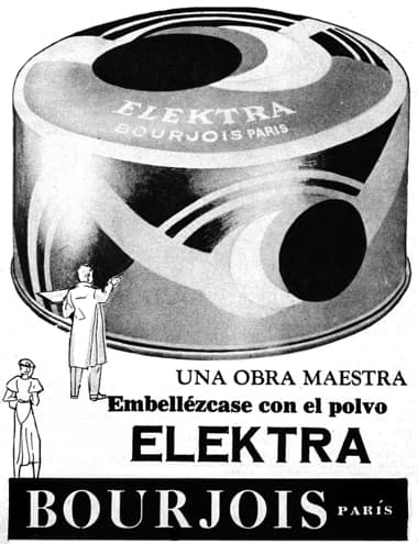 1934 Bourjois Poudre Elektra