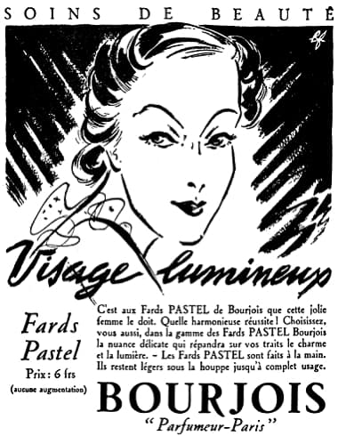 1938 Bourjois Fards Pastel