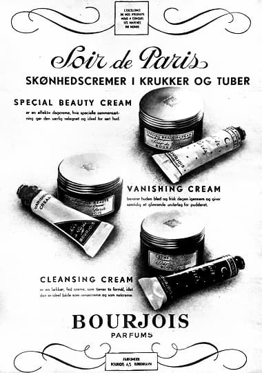 1950 Bourjois Special Beauty, Vanishing and Cleansing Cream
