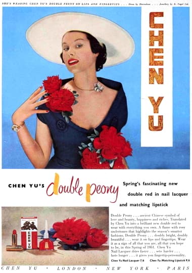 1951 Chen Yu Double Peony