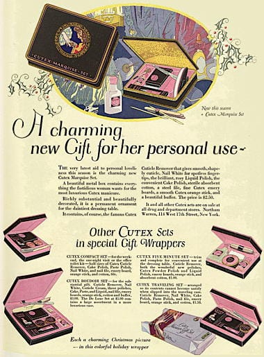 1924 Cutex Manicure Sets