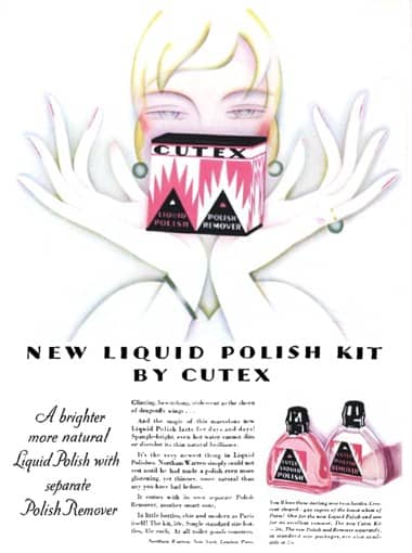 1927 Cutex Polish Kit