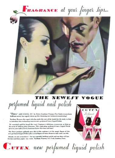 1929 Cutex Perfumed Liquid Nail Polish