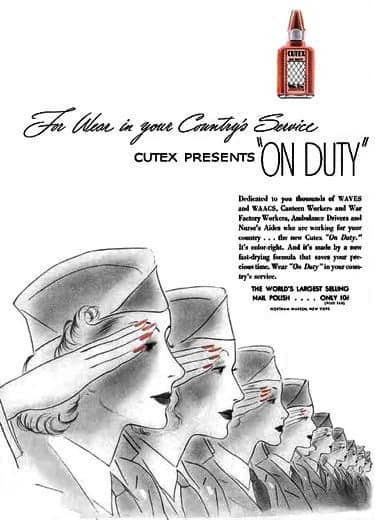 1943 Cutex On Duty