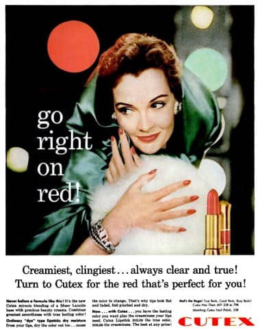 1958 Cutex Go Right On Red