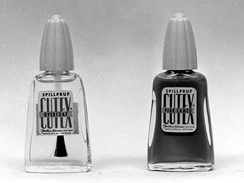 1959 Cutex Spillpruf Overcoat and Nail Polish