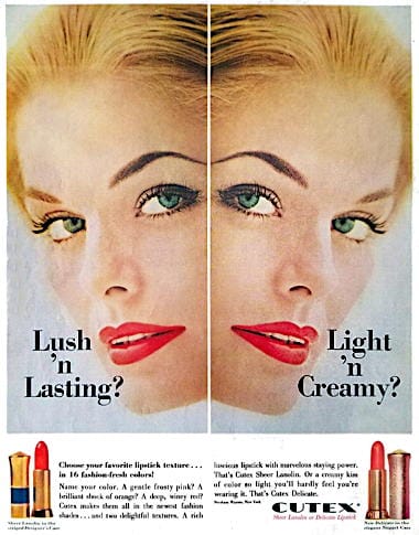 1959 cutex Lipsticks