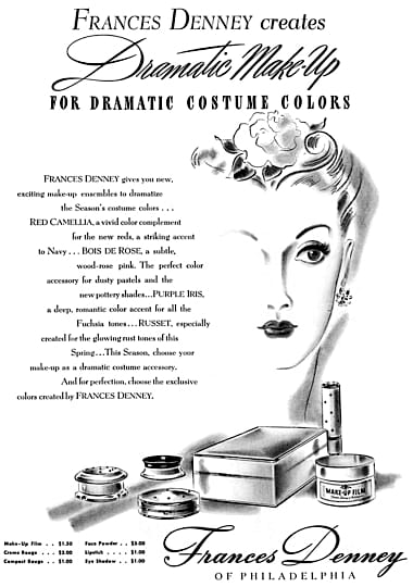 1939 Frances Denney Dramatic Make-up