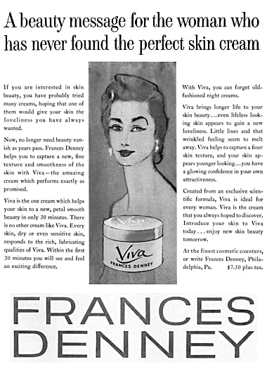 1954 Frances Denney Viva Cream