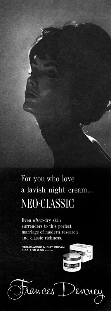 1963 Frances Denney Neo-Classic Night Cream