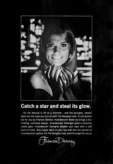 1967 Frances Denney Starglow look