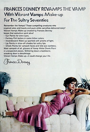 1970 Frances Denney Vibrant Vamps