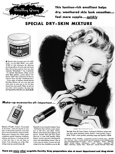 1938 Dorothy Gray Special Dry-Skin Mixture