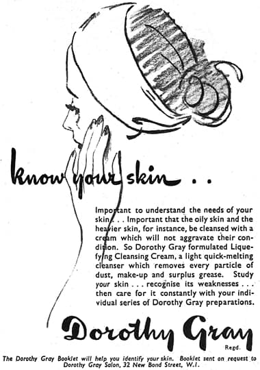 1947 Dorothy Gray Liquefying Cleansing Cream