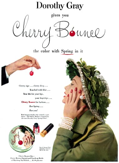 1950 Dorothy Gray Cherry Bounce