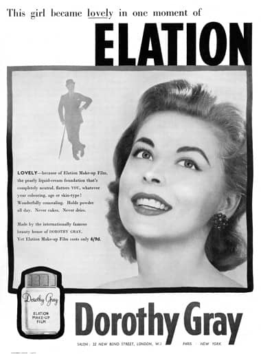 1955 Dorothy Gray elation Makeup Film
