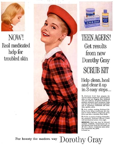 1956 Dorothy Gray Scrub Kit