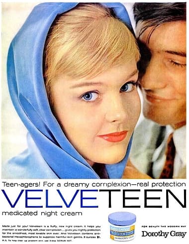 1958 Dorothy Gray Velveteen Night Cream