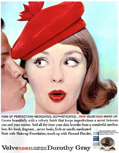 1961 Dorothy Gray Velveteen Medicated Make-up
