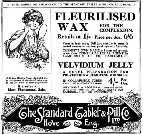 1912 Fleurilised Wax and Velvidium Jelly