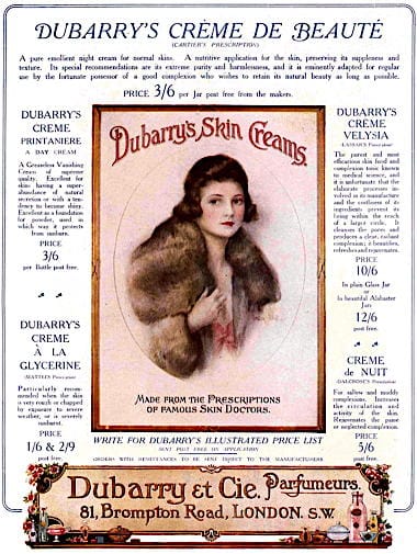 1919 Dubarry skin creams
