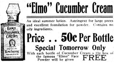 1914 Elmo Cucumber Cream