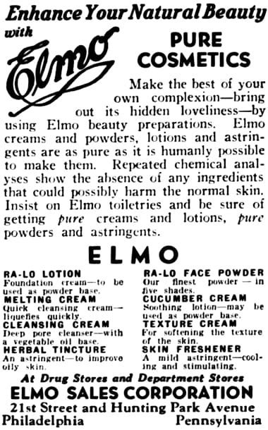 1934 Elmo Sales Corporation