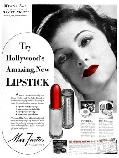 Cosmetics and Skin: Max Factor (1930-1945)