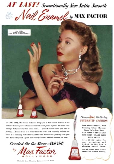 1951 Max Factor Nail Enamel
