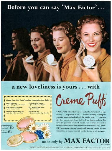 1956 Max Factor Creme Puff