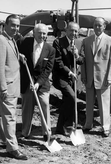 1958 Ground breaking ceremony at McCaddon Place