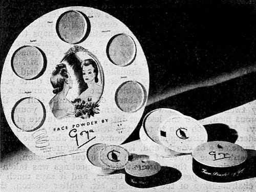 1939 Counter display for Goya Face Powder