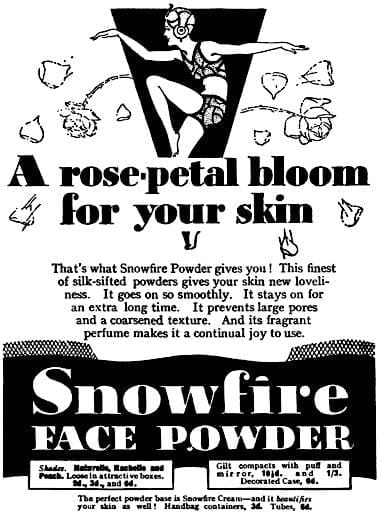 1932 Snowfire Face Powder