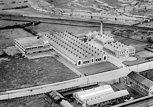 1932 The F. W. Hampshire factory on Sinfin Lane, Derby