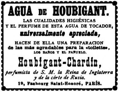 1883 Agua de Houbigant