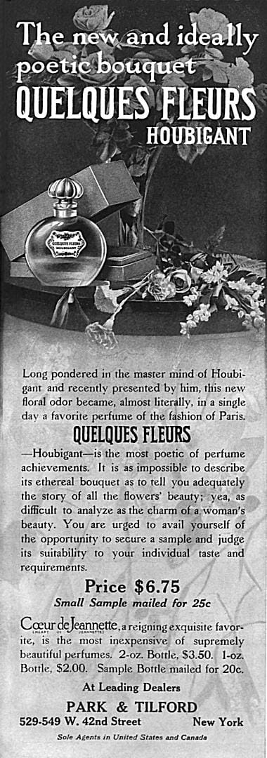 1913 Houbigant Quelques Fleurs 