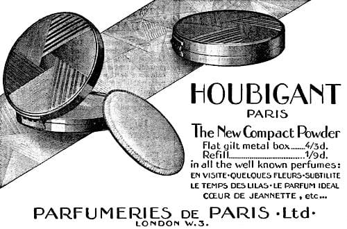 1927 Houbigant Powder Compact