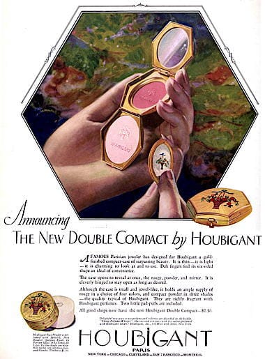 1927 Houbigant Double Compact