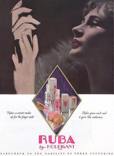 1928 Houbigant Ruba nail polish