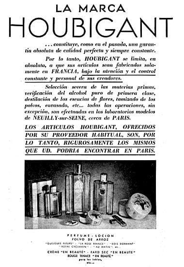 1934 Houbigant En Beaute