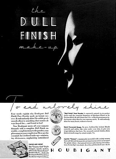 1934 Houbigant dull finish make-up