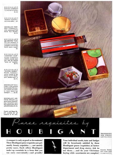 1935 Houbigant purse requisites