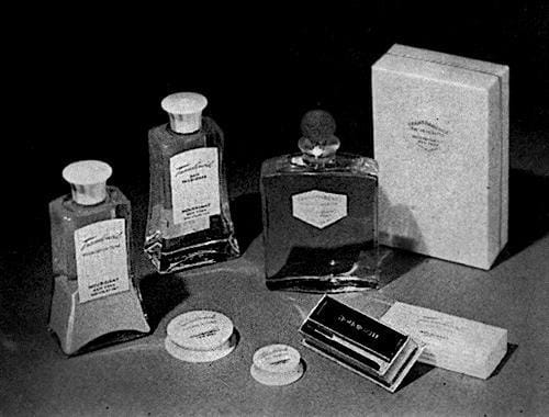 1942 Houbigant Translucid cosmetics and a bottle of Transparence