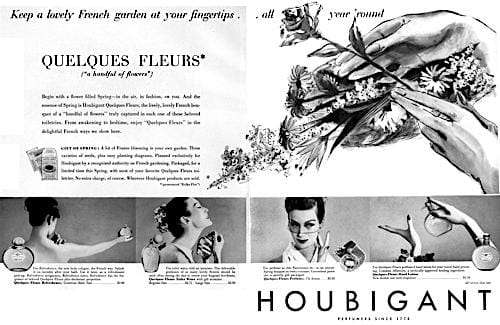 1956 Houbigant Quelques Fleurs