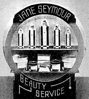 1935 Jane Seymour Beauty Service display