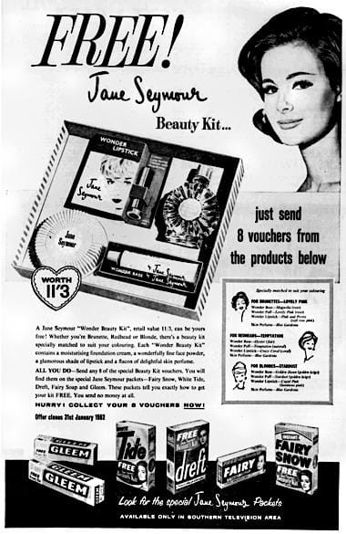 1961 Jane Seymour Beauty Kit