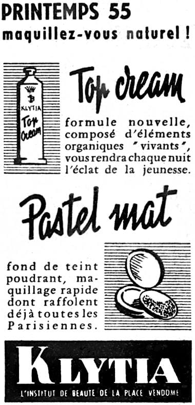 1955 Top Cream and Pastel Mat.