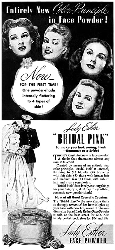 1945 Lady Esther Bridal Pink