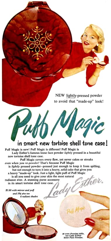 1956 Lady Esther Puff Magic