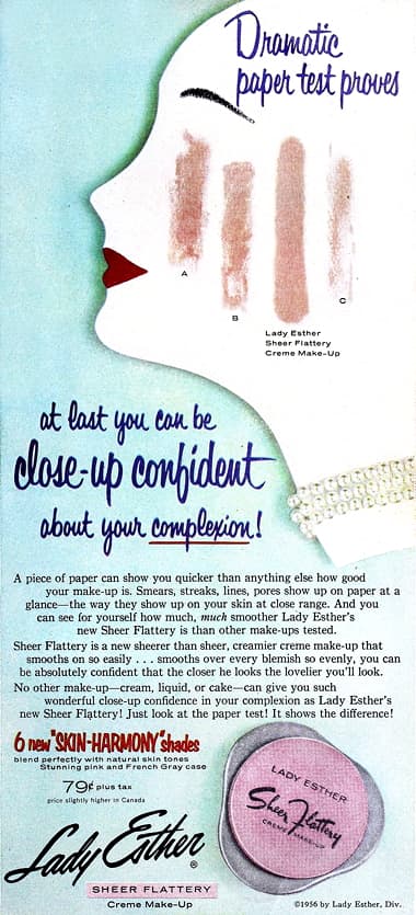 1956 Lady Esther Sheer Flattery